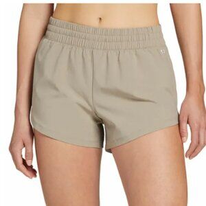 DSG Women's Tan Stride Mid-Rise Athletic Shorts Size Large NWT
